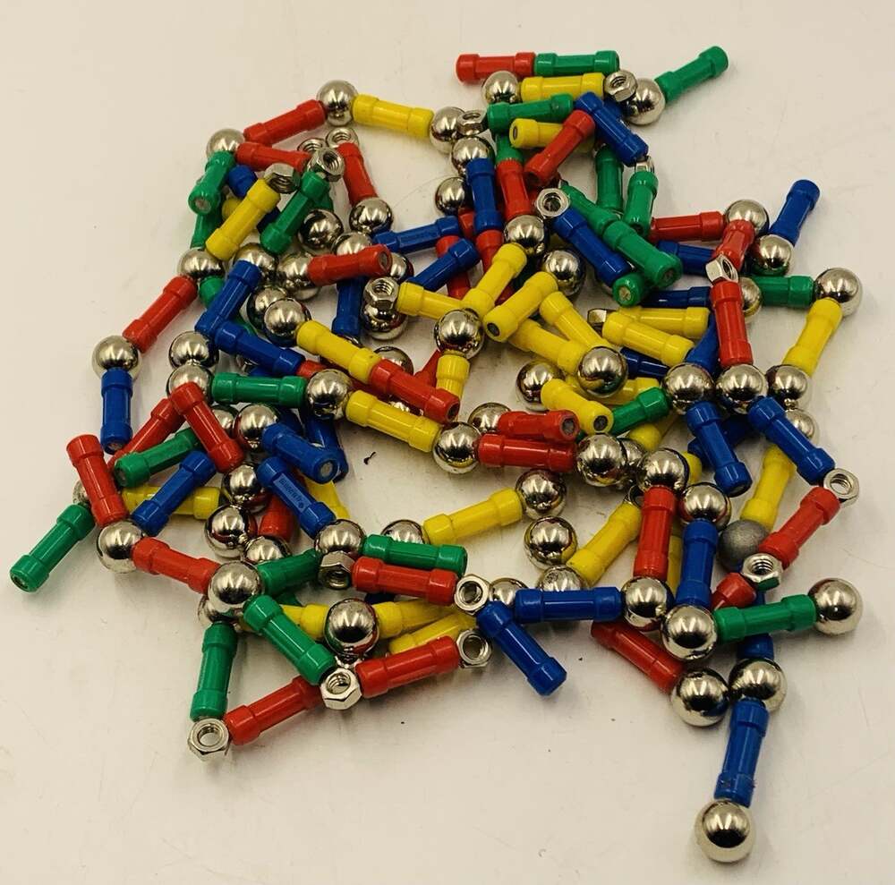 Lot Of Magnetic Building Pieces– Vintage Over 3 Pounds